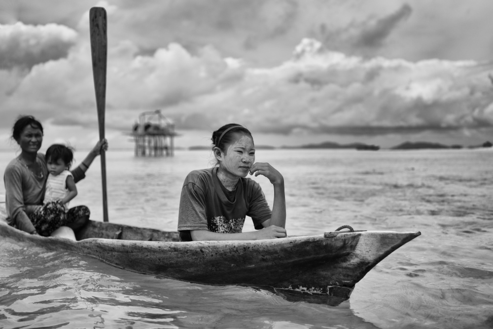 Pensive Boat Journey by Kieron Long — canvas wall art
