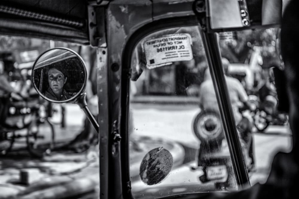 Urban Mirror Gaze by Marco Tagliarino — canvas wall art