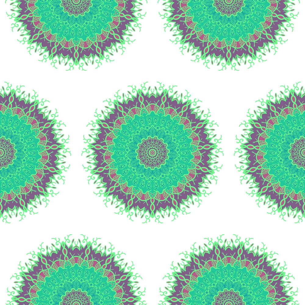 Vibrant Mandala Patterns by Marika Barsrsind β canvas wall art