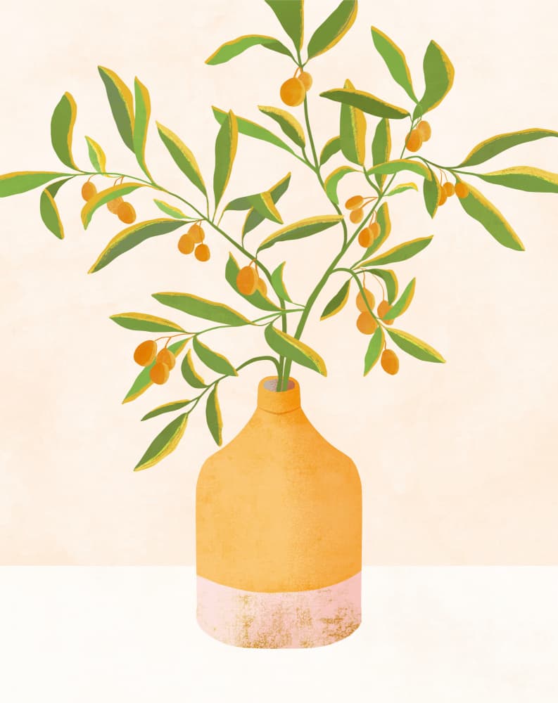 Mini Fruit Tree by Kristian Gallagher — canvas wall art