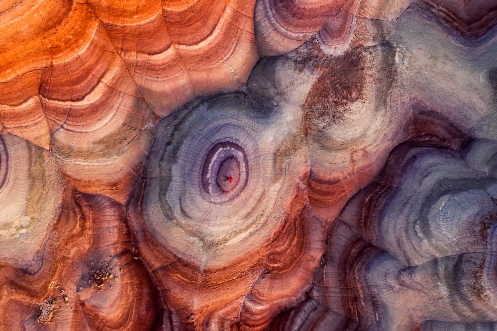 Colorful Layered Landscape by James Bian — canvas wall art