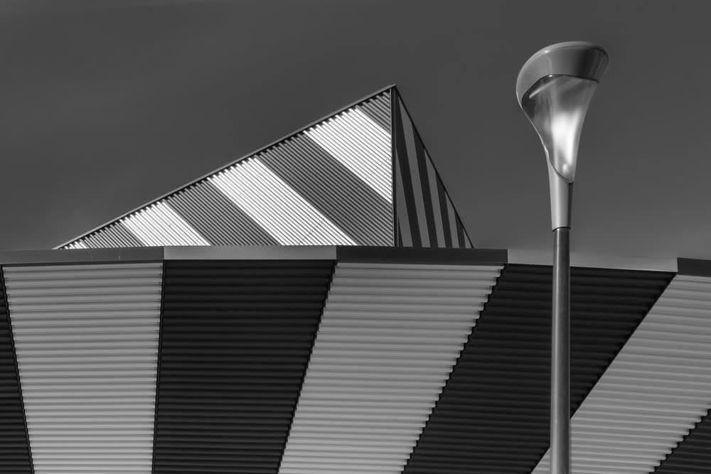 Modern Architectural Stripes by Theo Luycx — canvas wall art