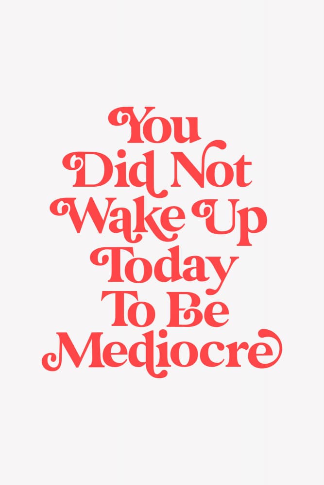 Bold Red Motivation by Brett Wilson — canvas wall art