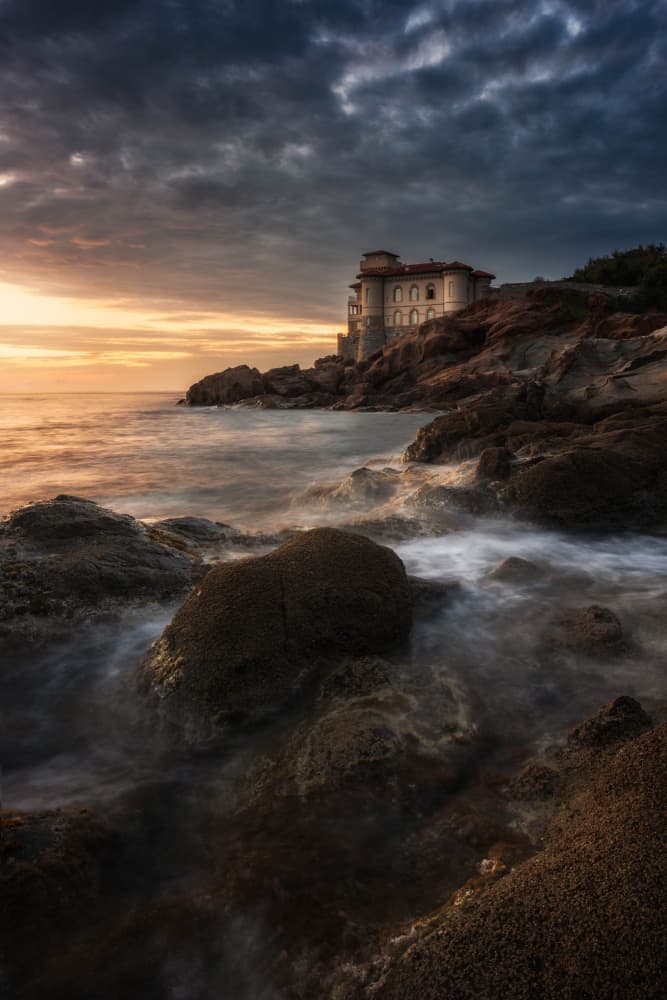 Dramatic Coastal Villa by Andrea Maestosi — canvas wall art