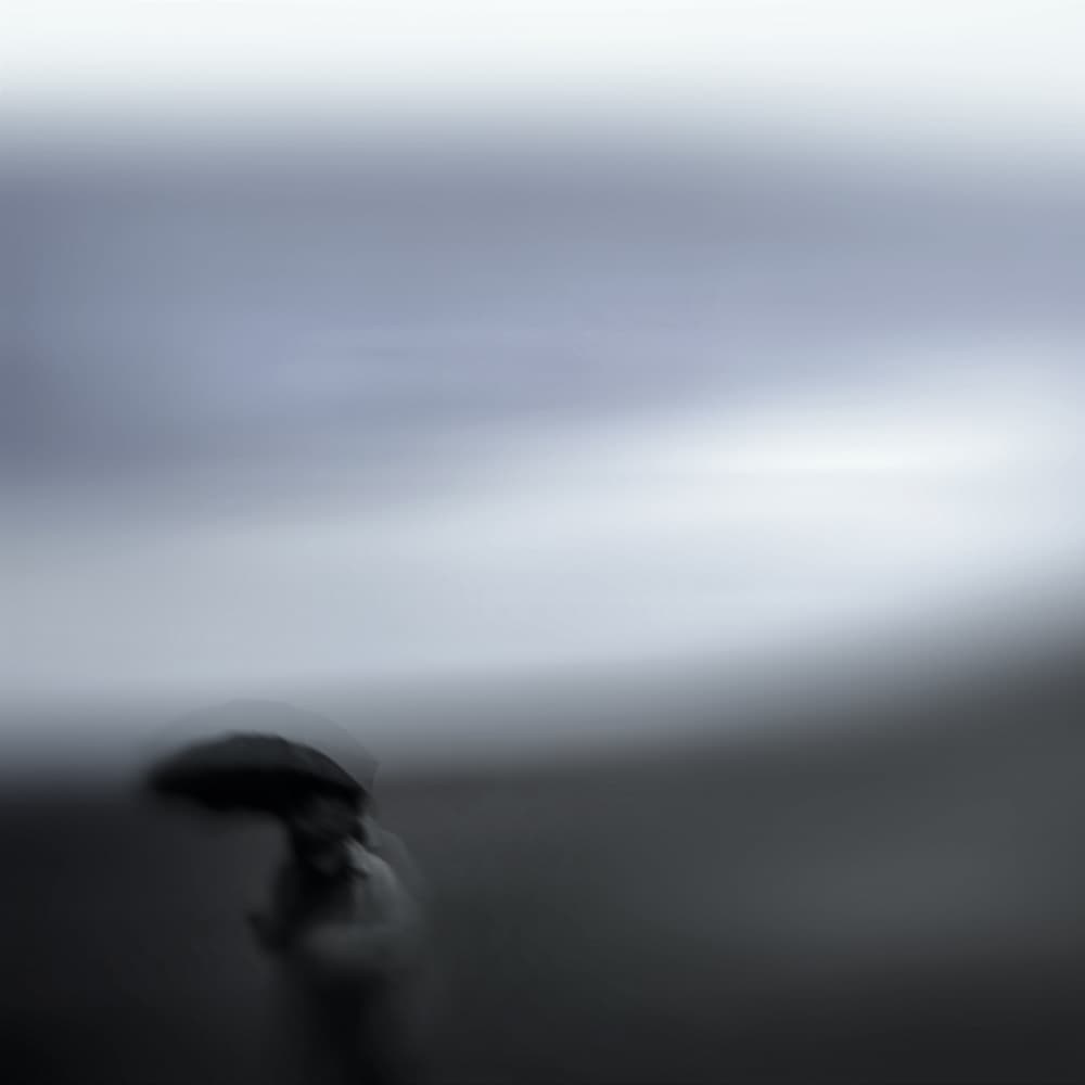 A Solitary Walk by Teruhiko Tsuchida — canvas wall art
