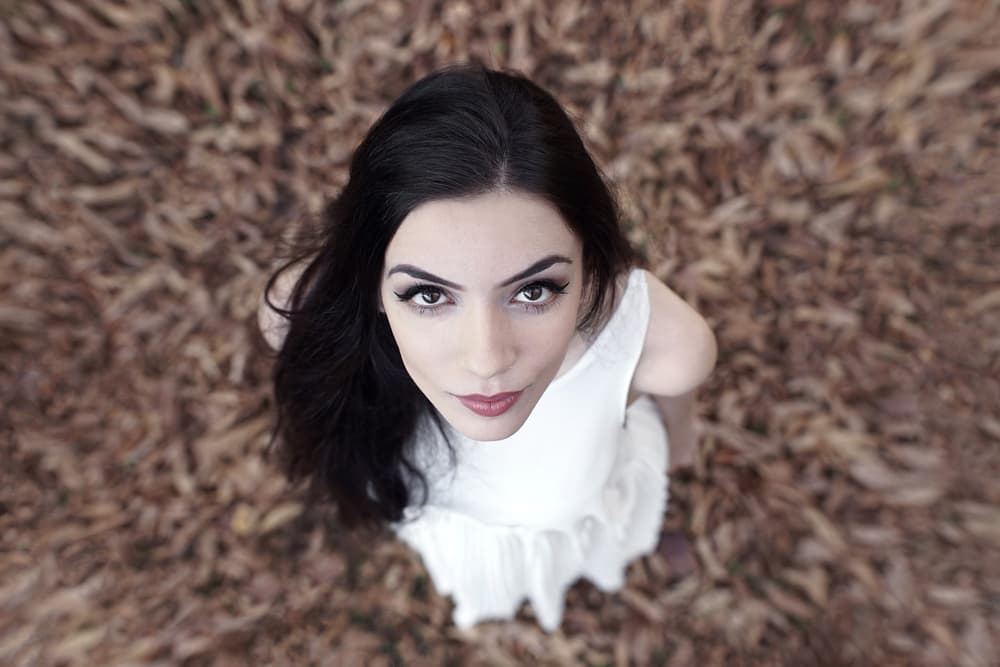 Intense Overhead Gaze by Bobby Kostadinov — canvas wall art