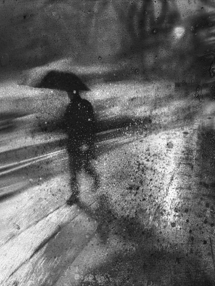 Motion In The Rain by Lammakmak — canvas wall art