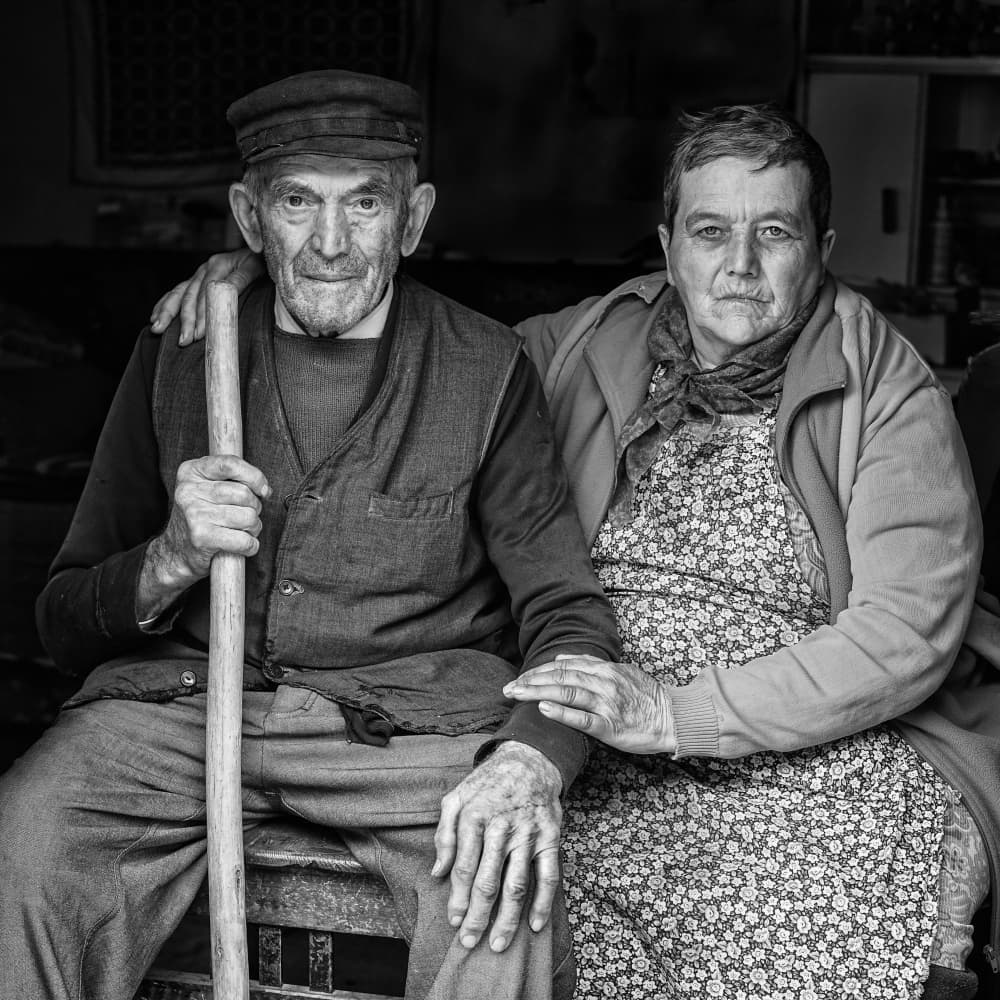 Quiet Senior Couple by Zoran Toldi (EFIAP AZSF) — canvas wall art