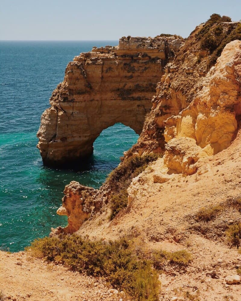 Sunny Coastal Arch by Del Mundo Imagery — canvas wall art