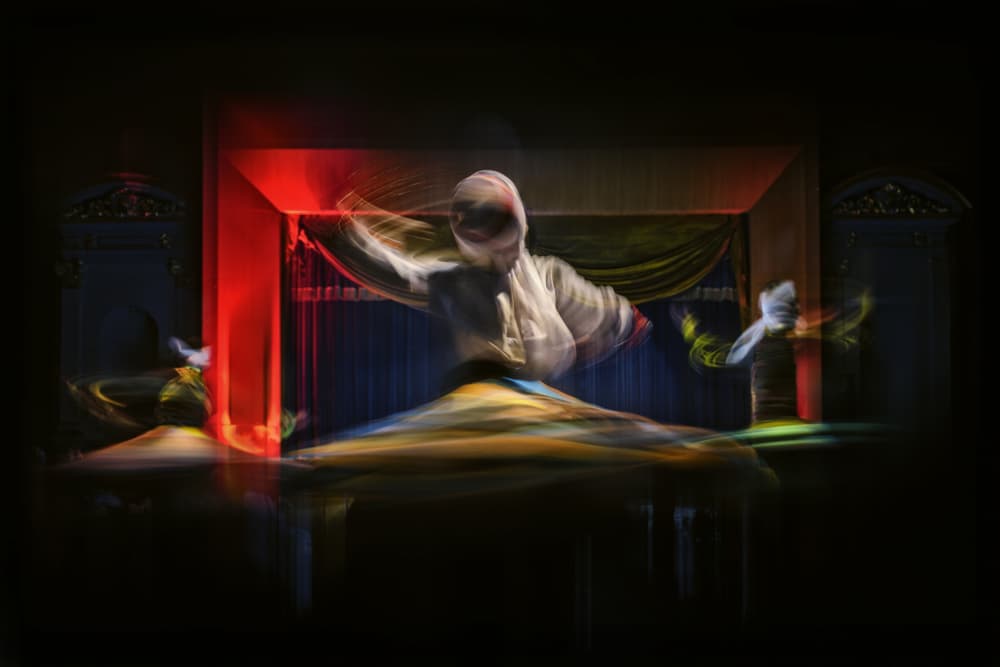 Mystical Whirling Dervish by Mohamed Shawki — canvas wall art
