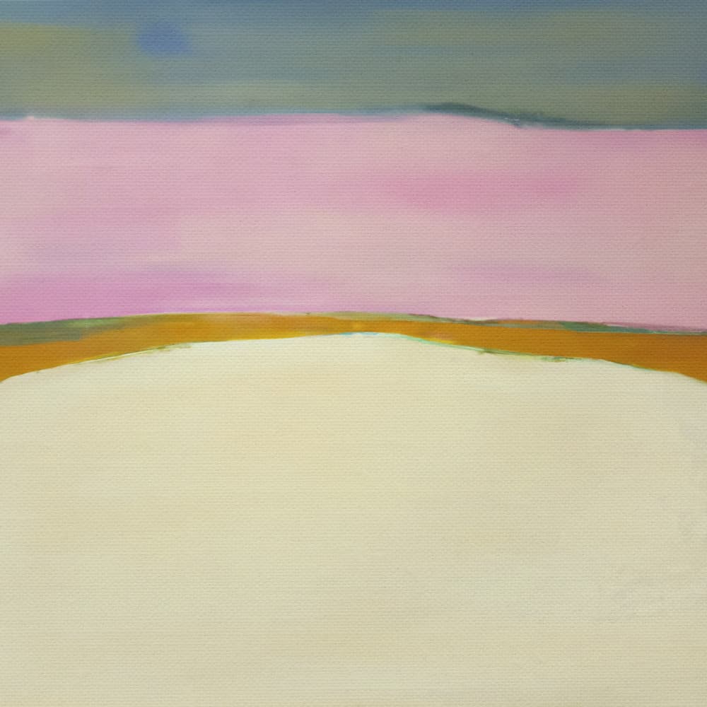 Soft Pink Horizon by The Printable Studio — canvas wall art
