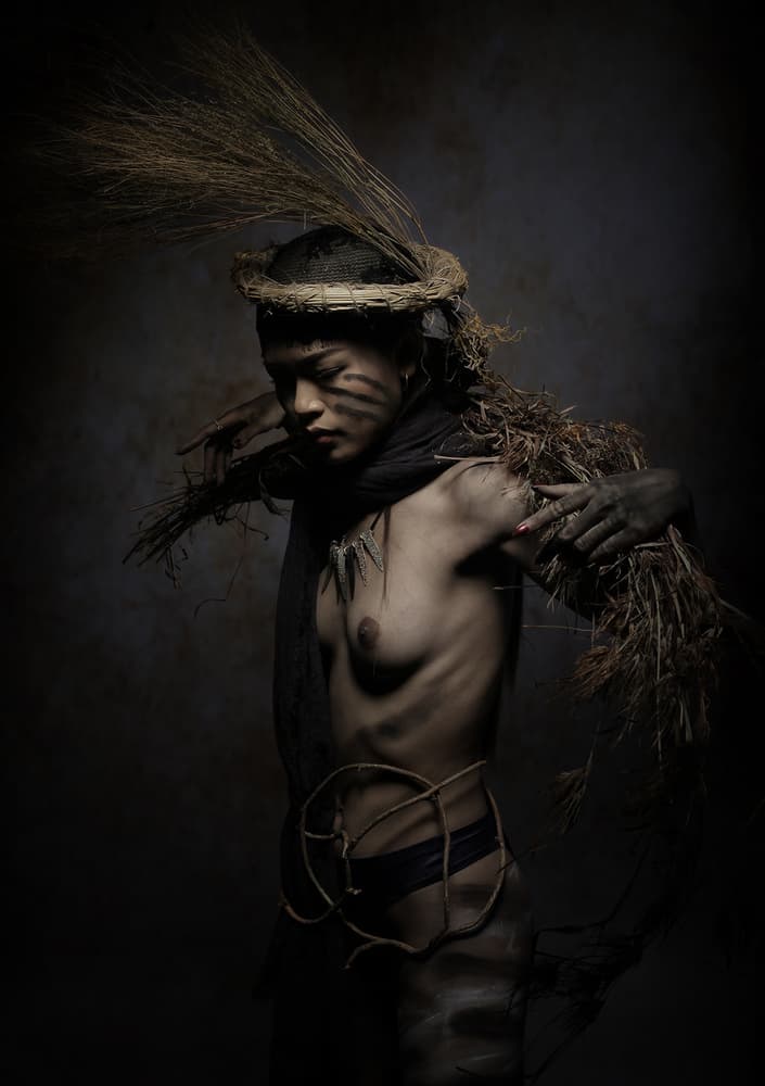 Tribal Spirit Portrait by Hari Sulistiawan — canvas wall art