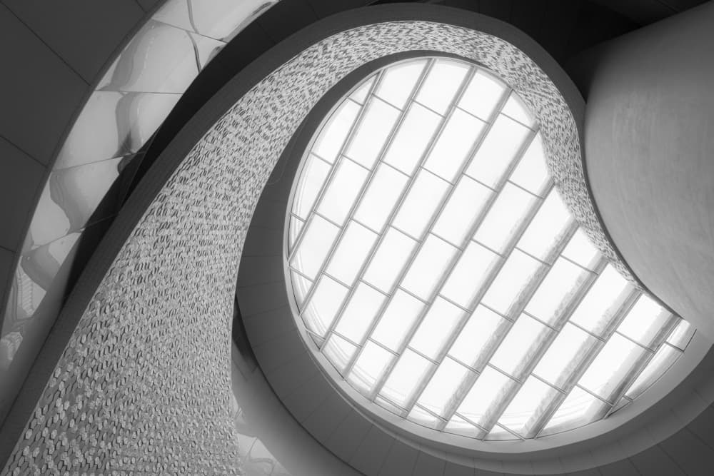 Modern Architectural Curves by Filipe P Neto — canvas wall art
