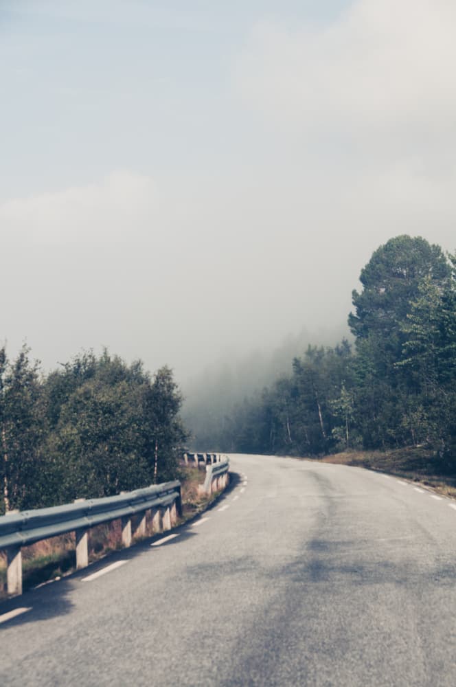 Winding Mountain Road by Photolovers — canvas wall art