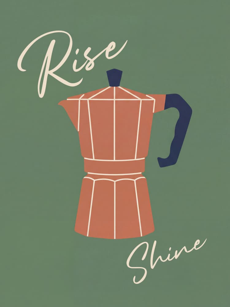 Rise And Shine Coffee by Andreas Magnusson — canvas wall art