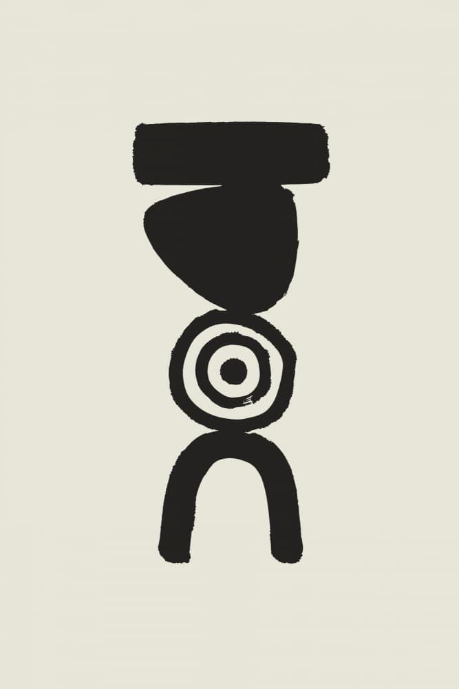 Modern Abstract Balance by cartissi — canvas wall art