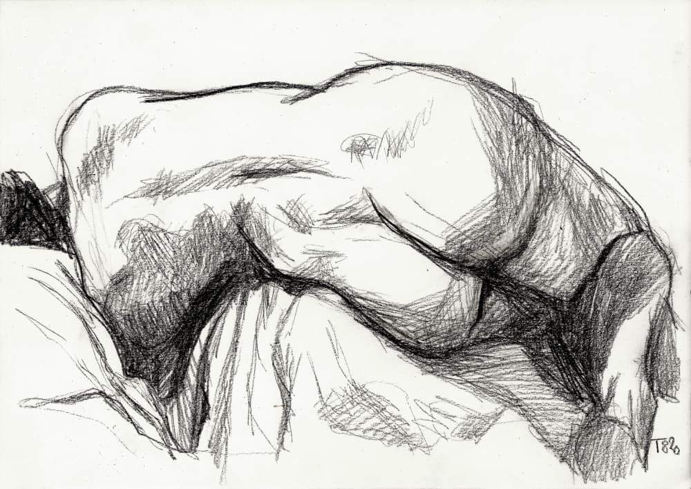 Sensual Figure Study by Tore Bahnson — canvas wall art
