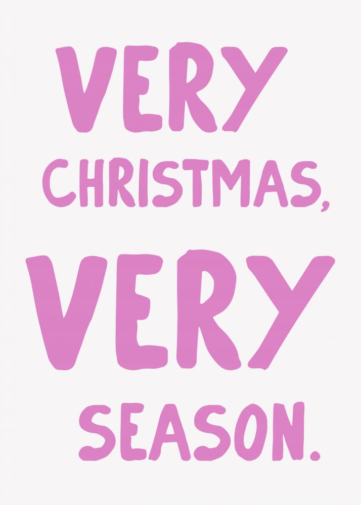 Verychristmasveryseason by Treechild — canvas wall art