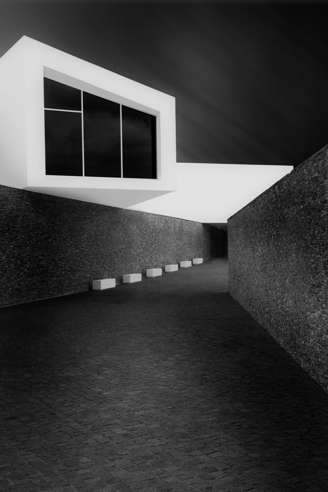 Modern Geometric Pathway by Olavo Azevedo — canvas wall art