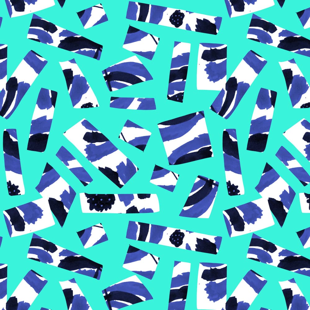 Vibrant Abstract Shapes by Michele Channell — canvas wall art