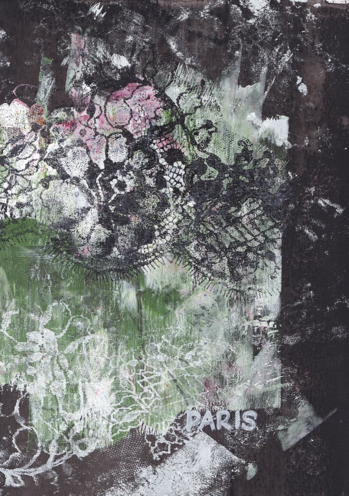 Romantic Parisian Lace by Maira Ribena — canvas wall art