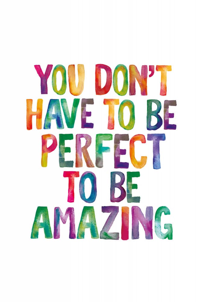 Colorful Amazing Quote by Brett Wilson — canvas wall art