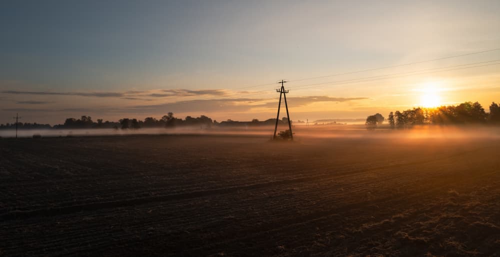 Misty Morning Sunrise by Slawomir Kowalczyk AFRP FIAP IAAP — canvas wall art