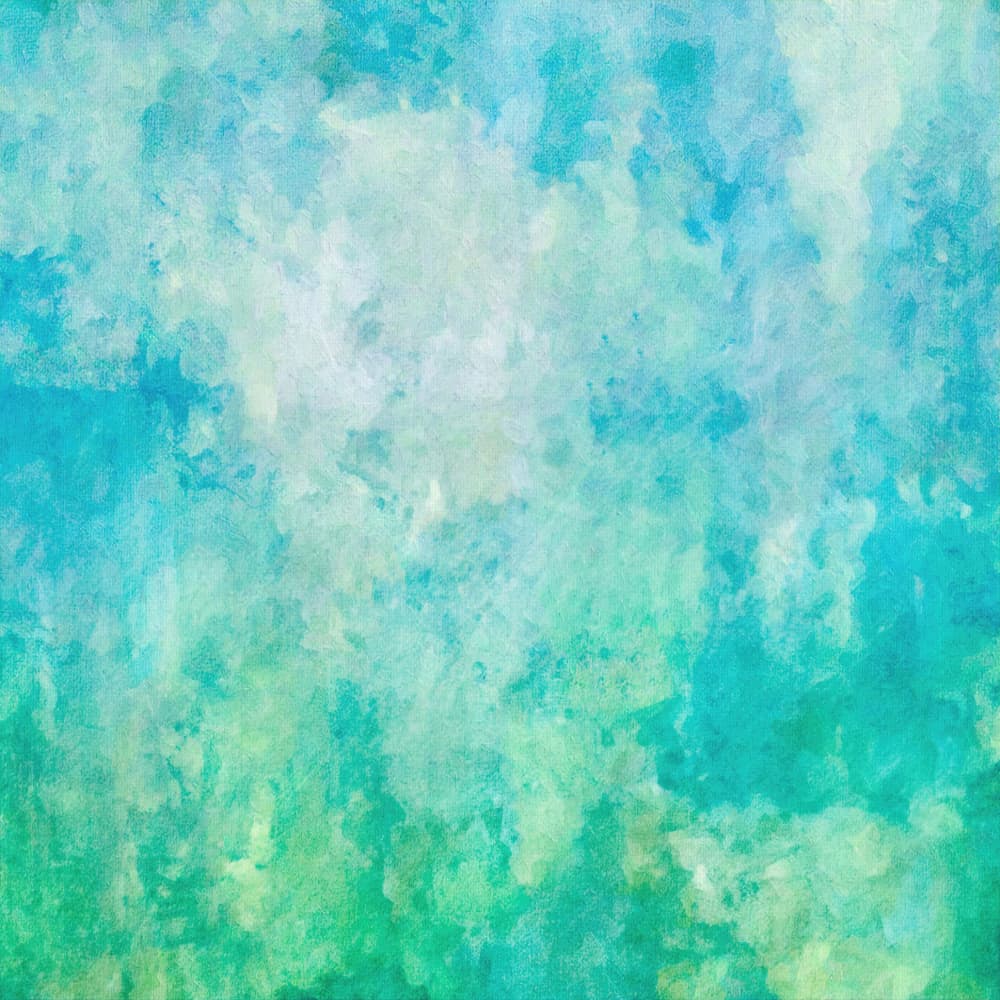 Cool Blue Green by Alpenglow Workshop — canvas wall art