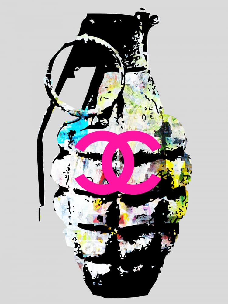 Pop Art Luxury Grenade by PASLIER Morgan — canvas wall art