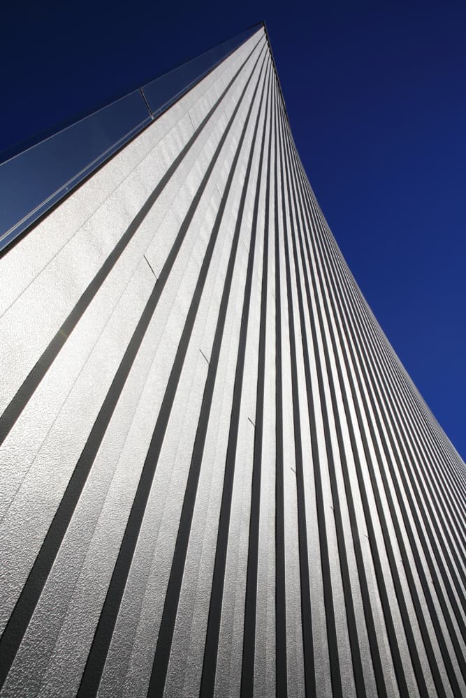 Modern Building Blue Sky by Sasaki Makoto — canvas wall art