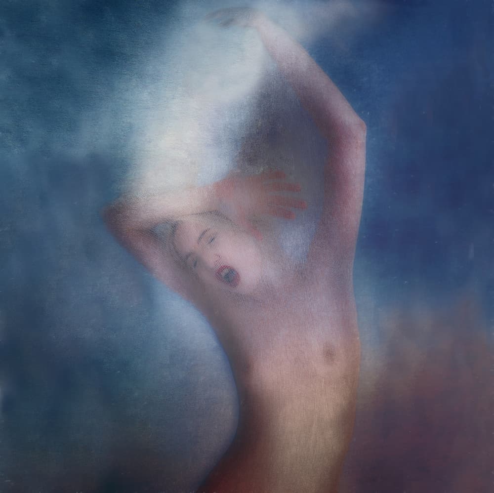 Ethereal Blue Woman by Colin Dixon — canvas wall art