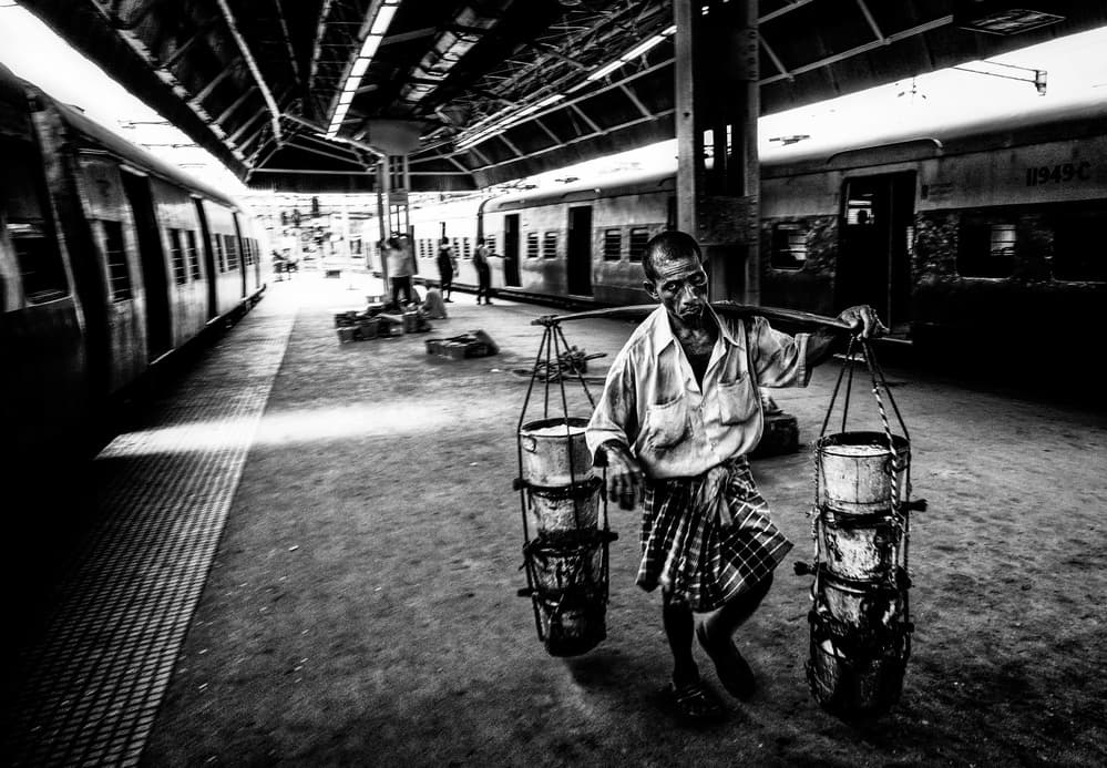 Train Station Carrier by Joxe Inazio Kuesta Garmendia — canvas wall art