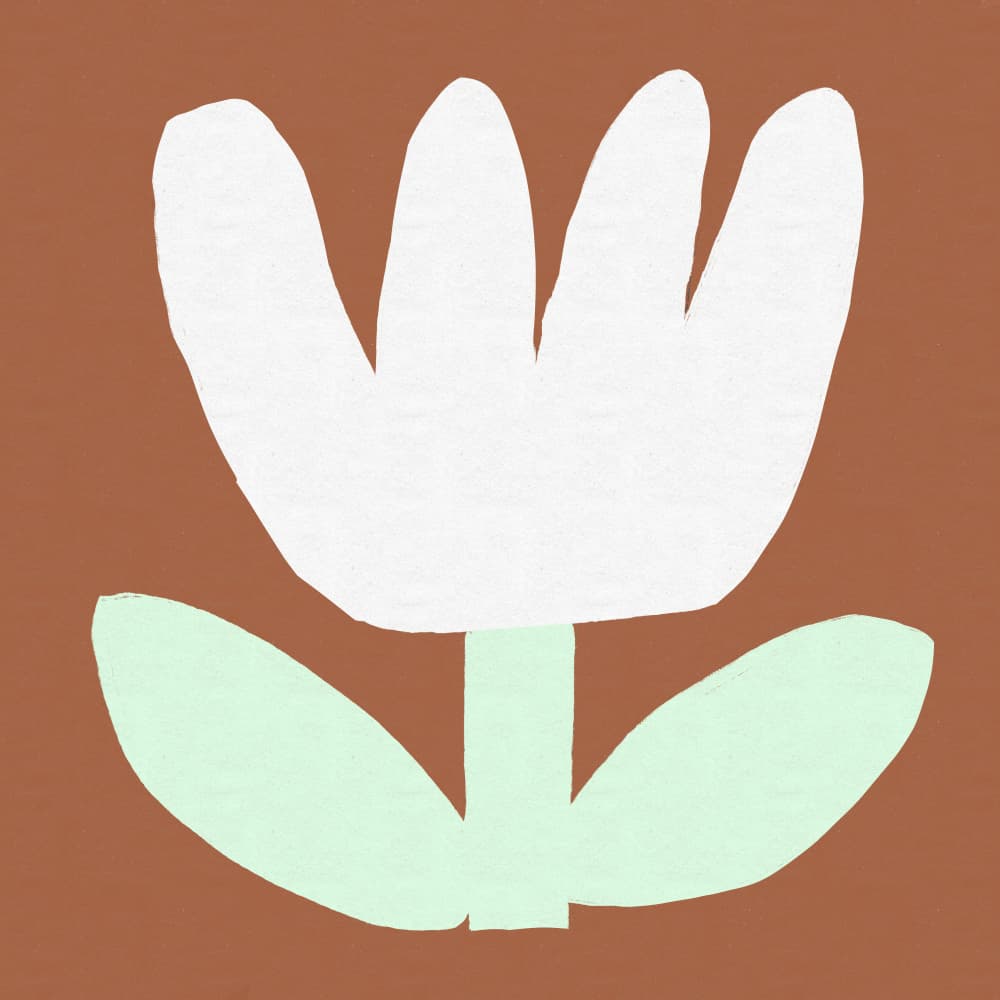 Simple White Flower by Sharyn Bursic — canvas wall art