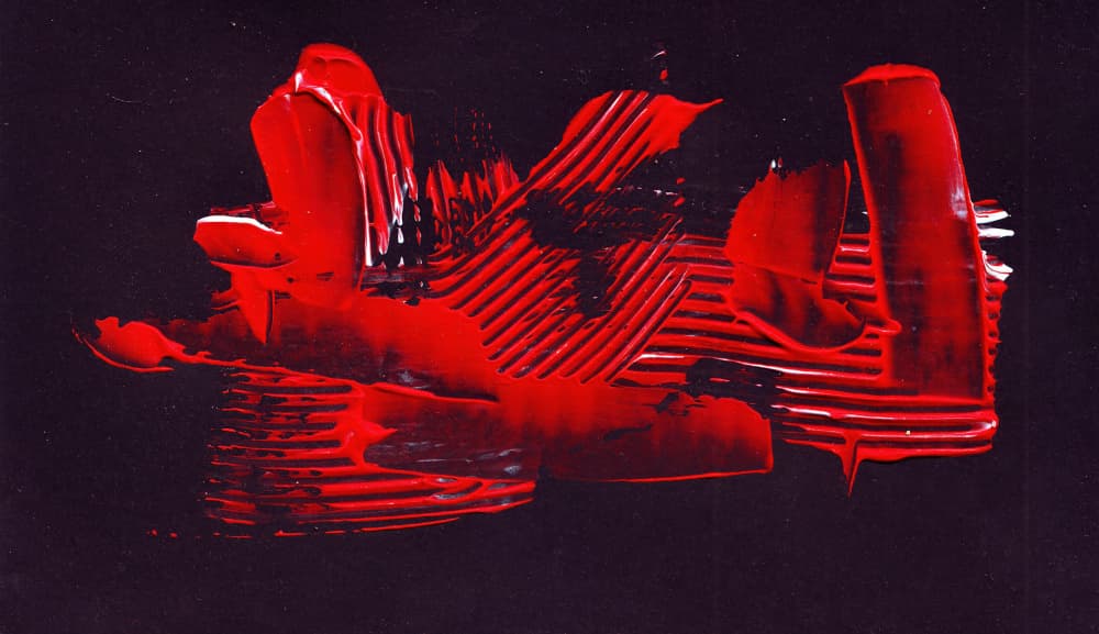 Bold Red Texture by Rafal Kulik — canvas wall art