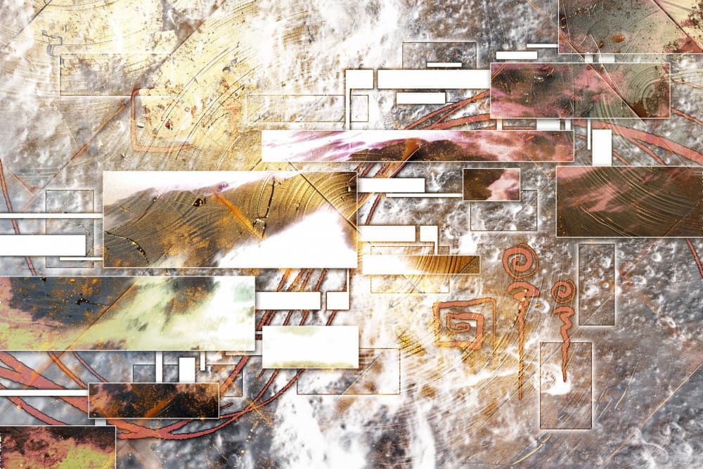 Modern Abstract Layers by Rafal Kulik — canvas wall art