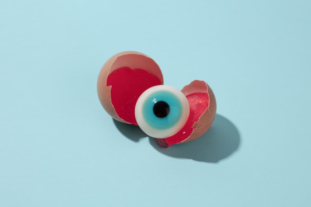 Surreal Hatching Eye by Julia Ramiro — canvas wall art