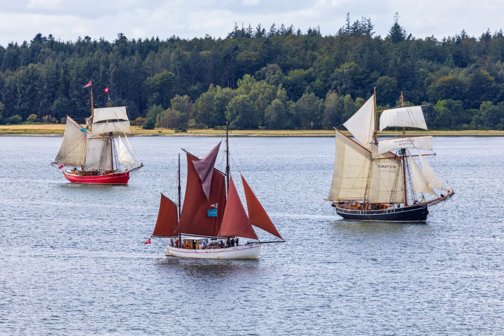 Classic Sailing Ships by Leif Løndal — canvas wall art