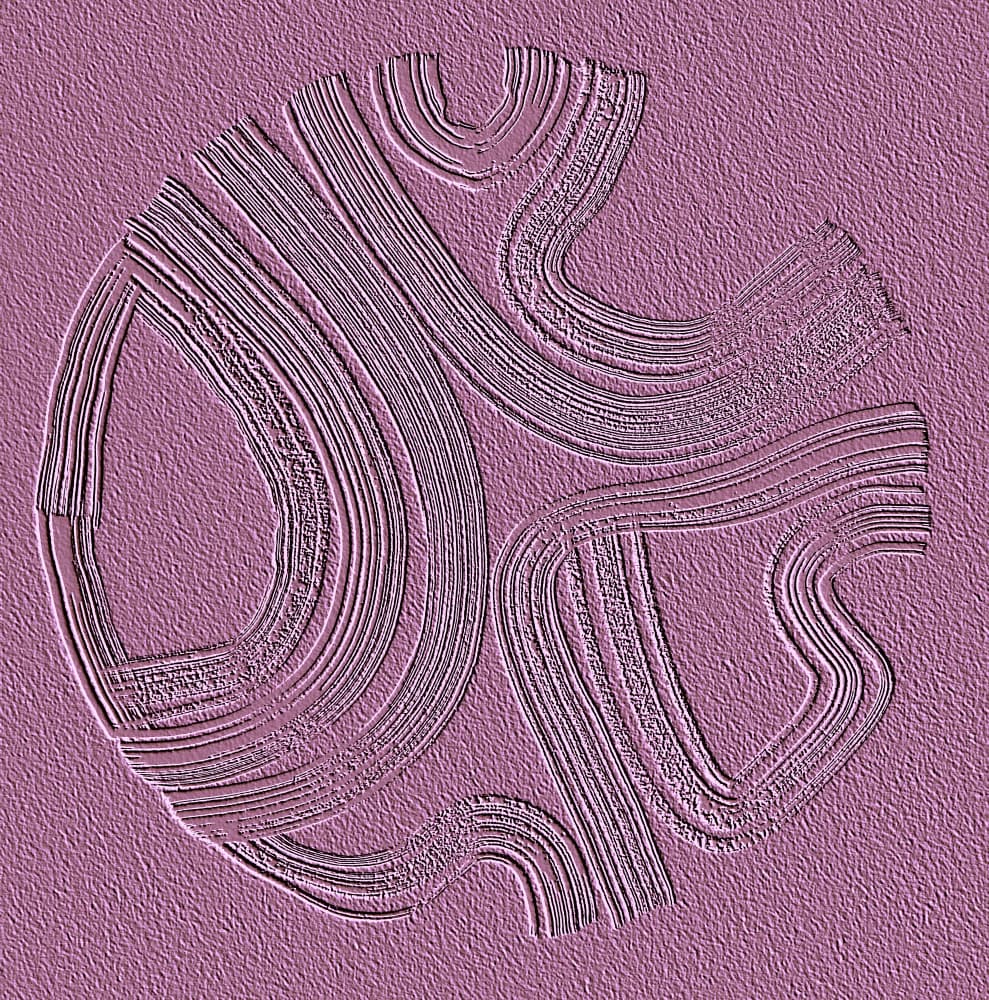 Soft Pink Textured Abstract by Santhosh ch — canvas wall art
