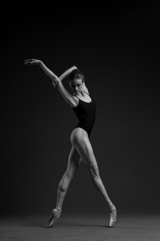 Graceful Ballerina Studio by Natalya Sleta — canvas wall art