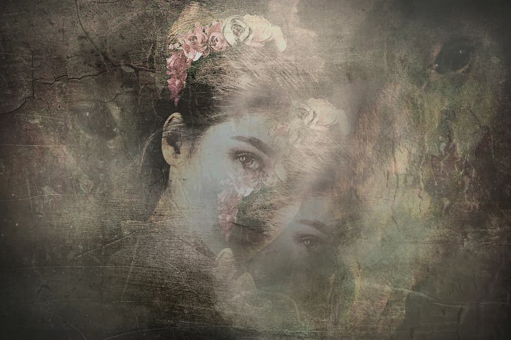 Ethereal Floral Gaze by Adela Lia Rusu — canvas wall art