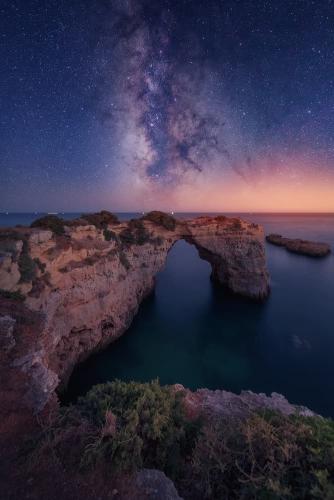 Milky Way Ocean Arch by Juan Pablo de Miguel — canvas wall art