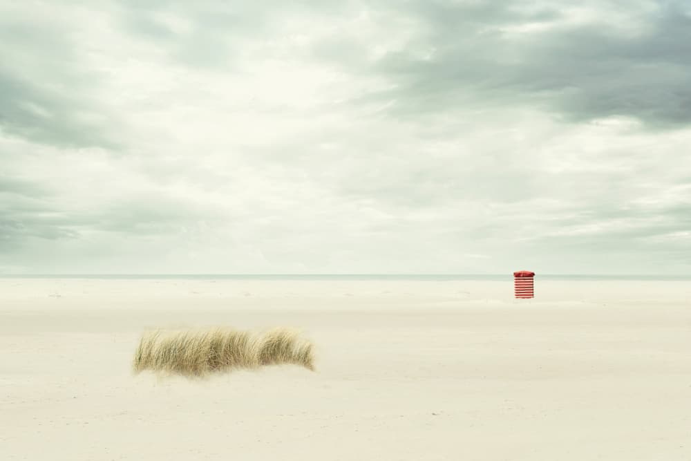 Tranquil Beach Hut by Stefan Eisele — canvas wall art