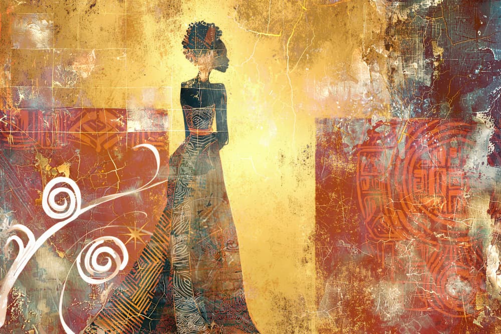 Ethnic African Art Vintage 59 by Rafal Kulik — canvas wall art