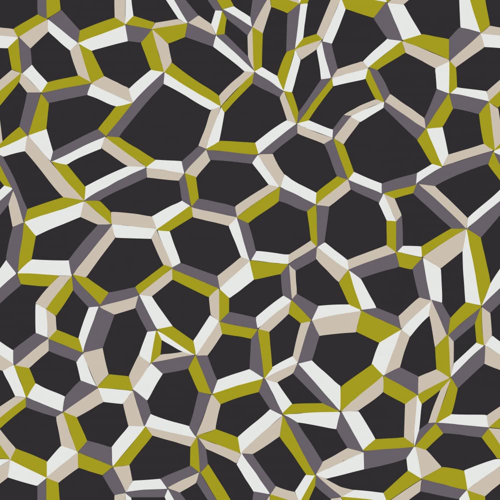 Abstract Geometric Cells by Annick — canvas wall art