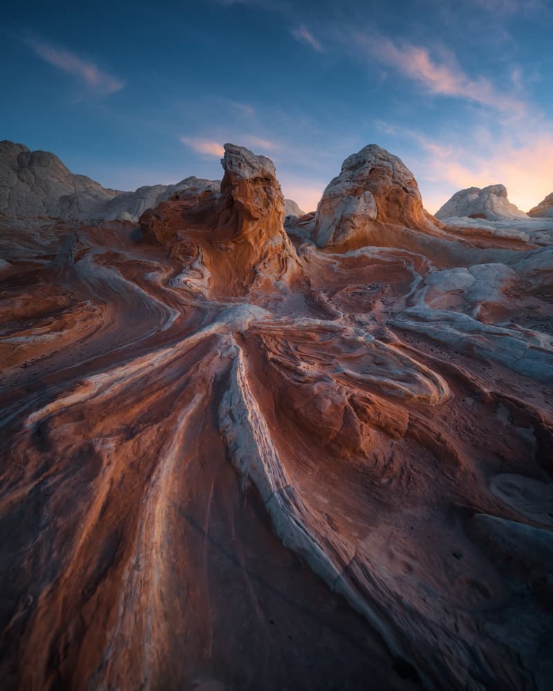 Warm Desert Formations by Juan Pablo de Miguel — canvas wall art