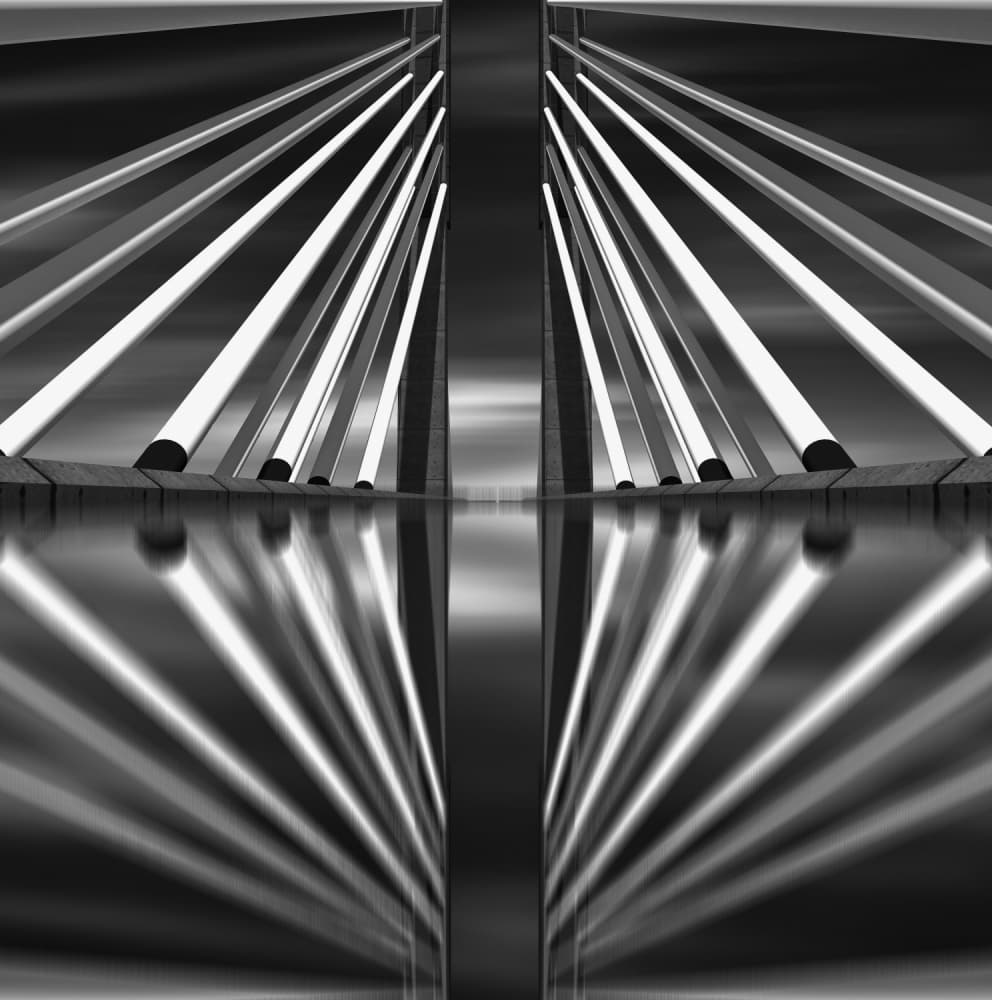 Modern Bridge Reflection by Antonyus Bunjamin (Abe) — canvas wall art