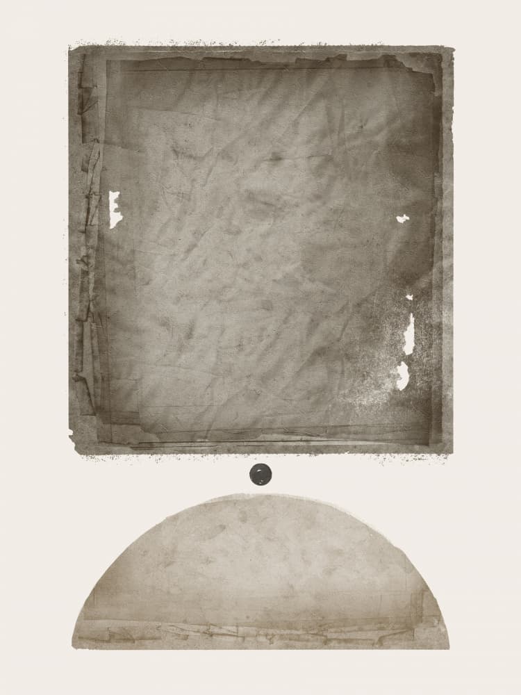 Aged Sepia Forms by Ema Paraschiv — canvas wall art