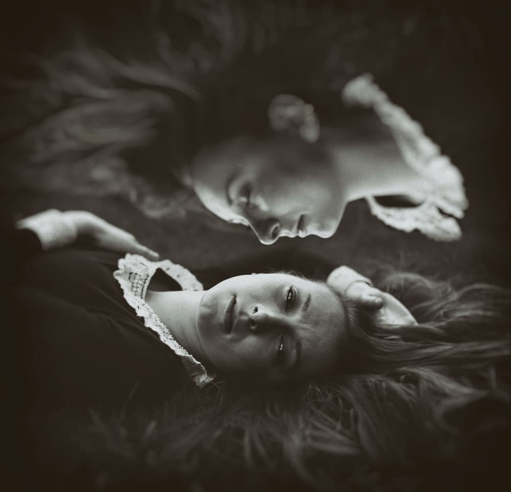 Ethereal Double Portrait by Sandra Ulfig ARPS — canvas wall art