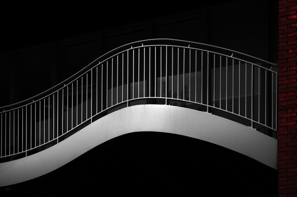 Sleek Architectural Curve by Marc Huybrighs — canvas wall art