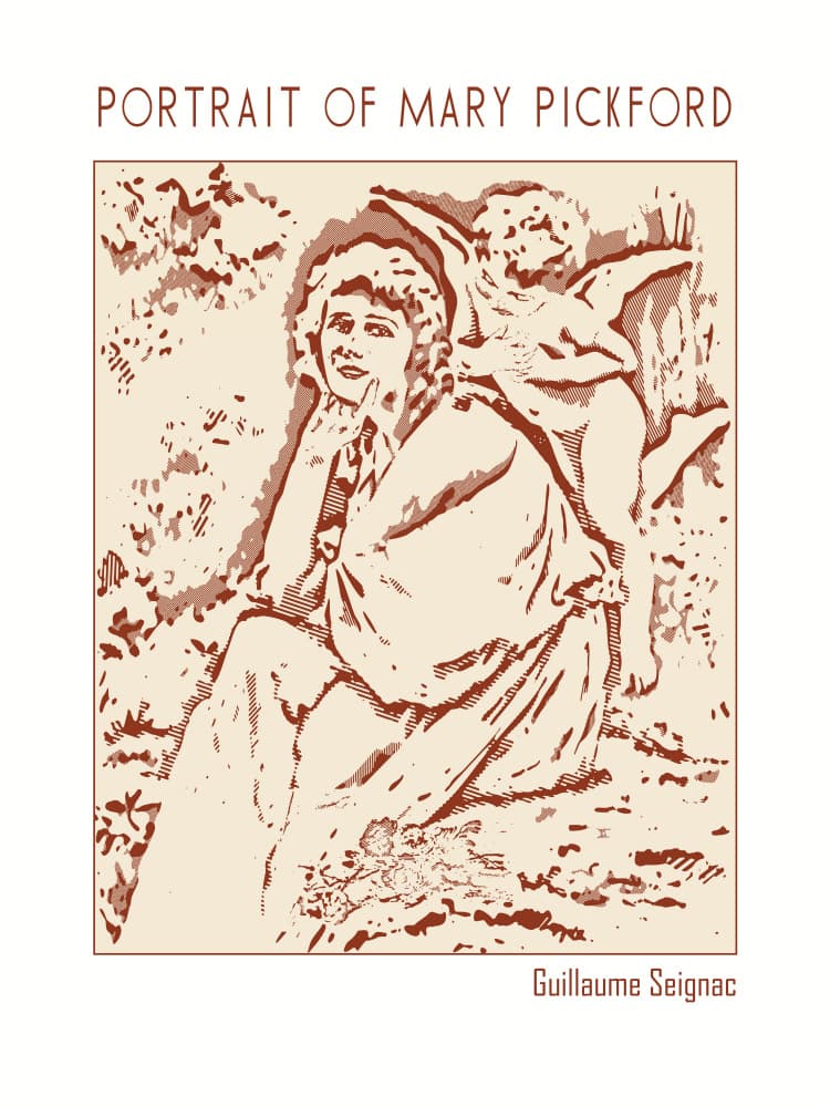 Serene Woman with Cupid by Doa Project — canvas wall art